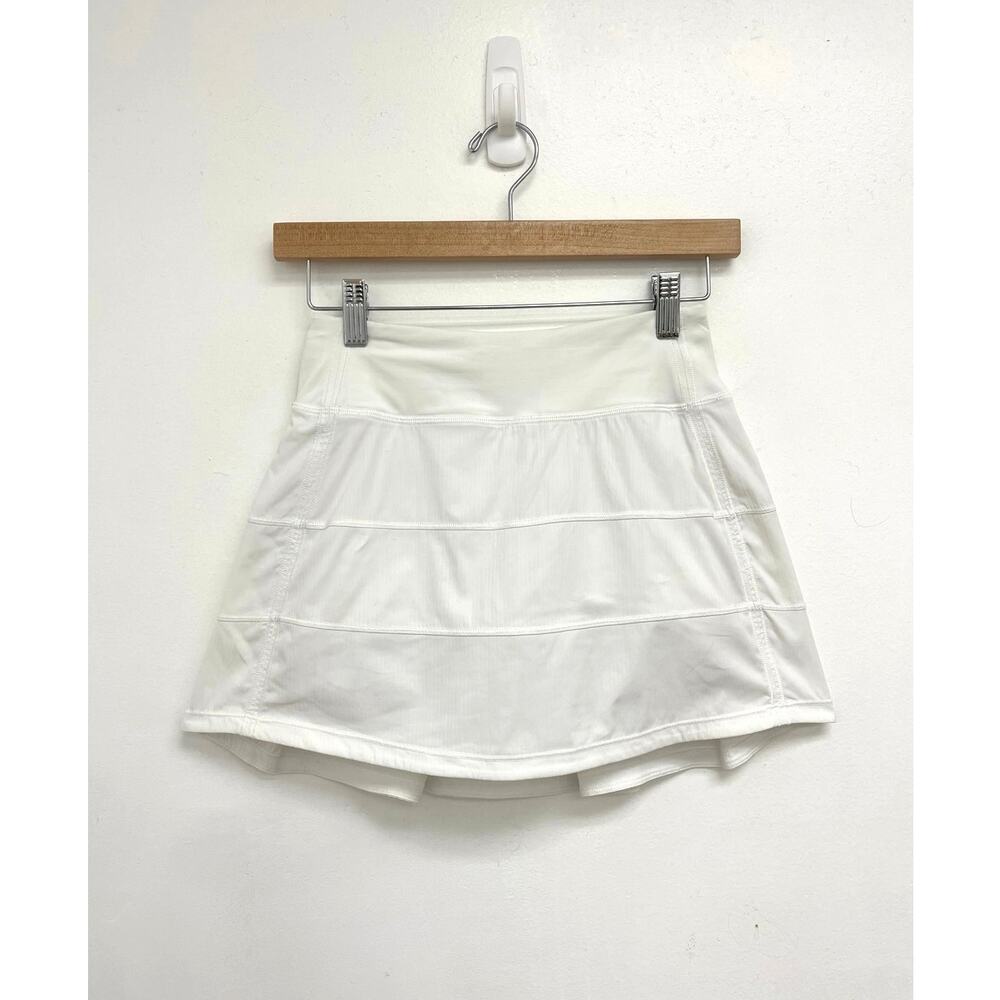Lululemon Pace Rival Skirt (Tall) Pleated Mini Tennis Stretch Skort Pockets - 0